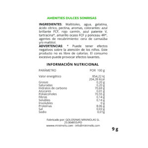 Dulces Sonrisas - Amenities (50 uds.)